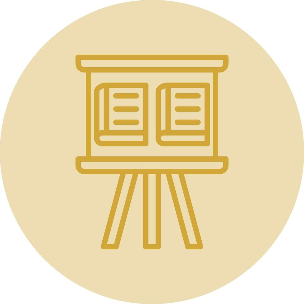 Whiteboard Vector Icon Design