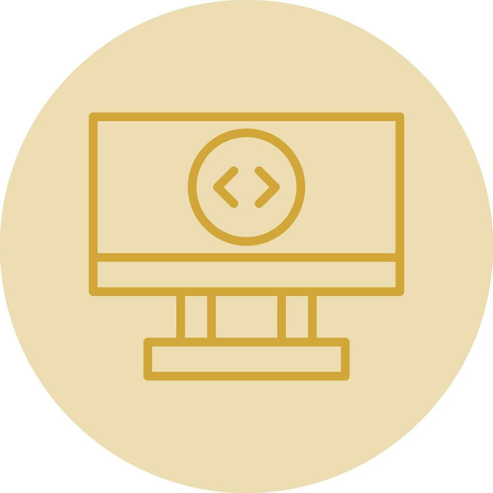 Remote Desktop Vector Icon Design