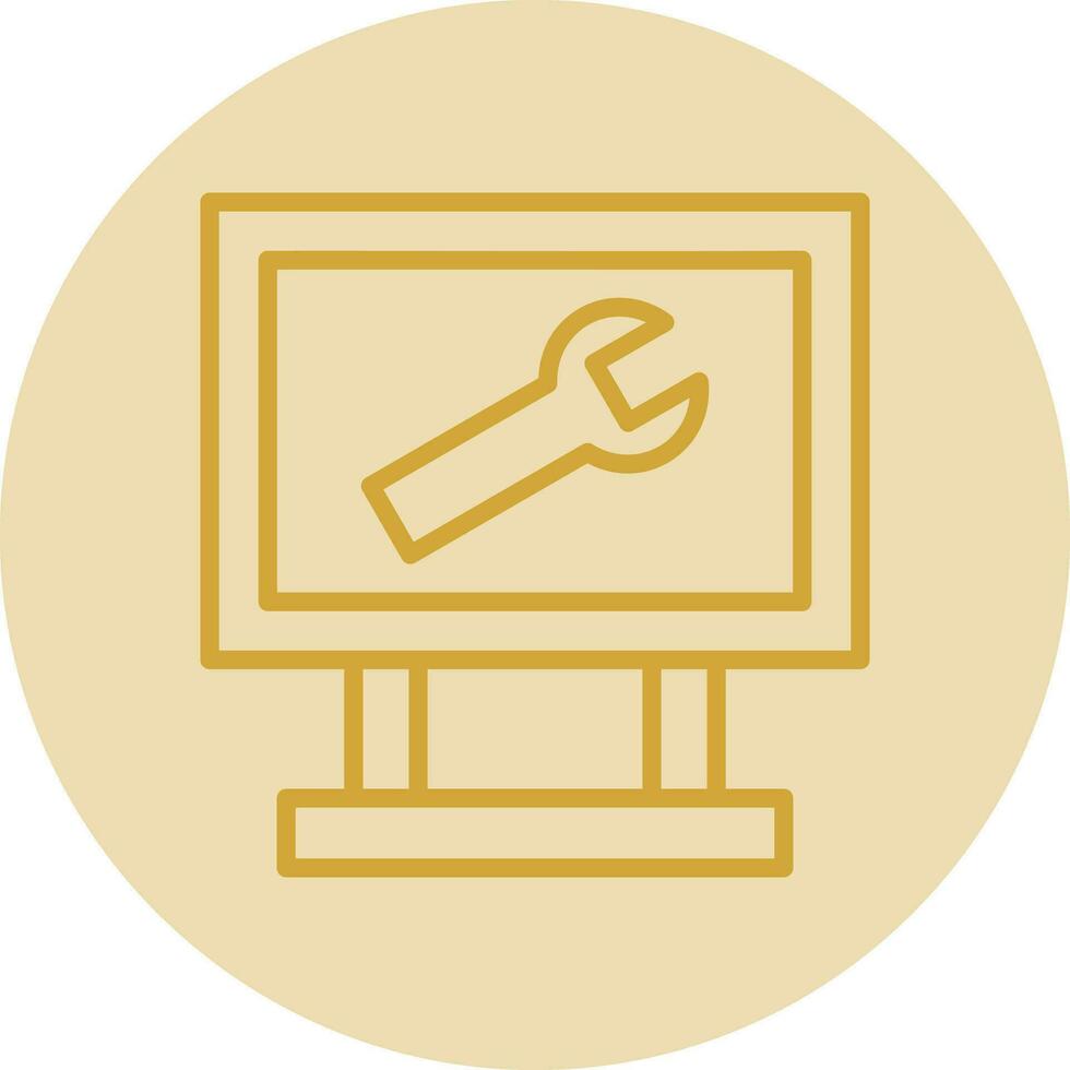 IT Helpdesk Vector Icon Design