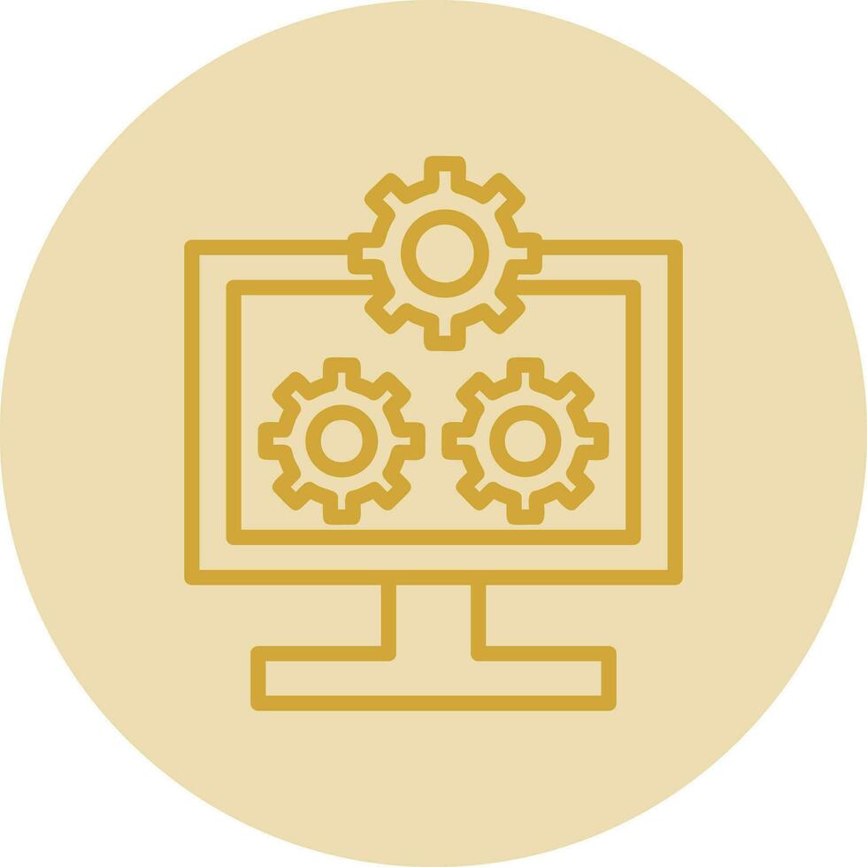 System Configuration Vector Icon Design