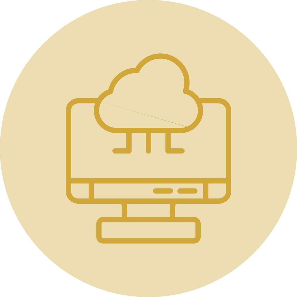 Cloud Computing Vector Icon Design