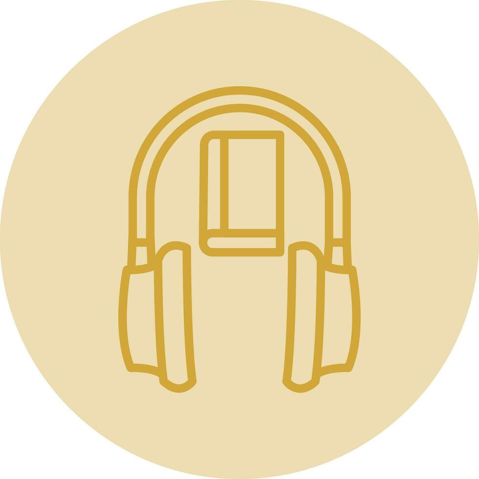 audio libro vector icono diseño