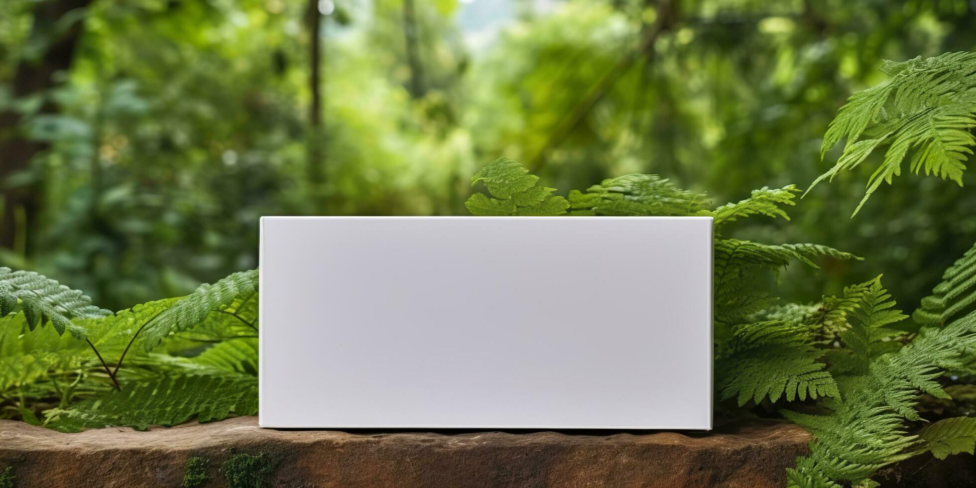 box mockup design. Generative AI photo