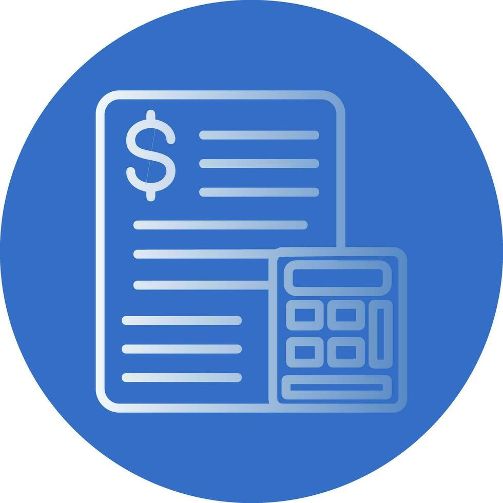 Budget Vector Icon Design