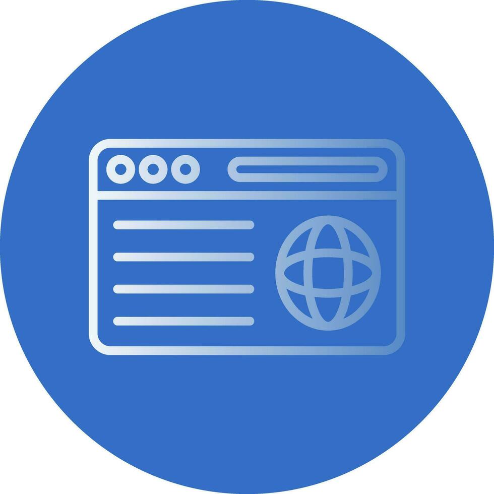 Website Vector Icon Design