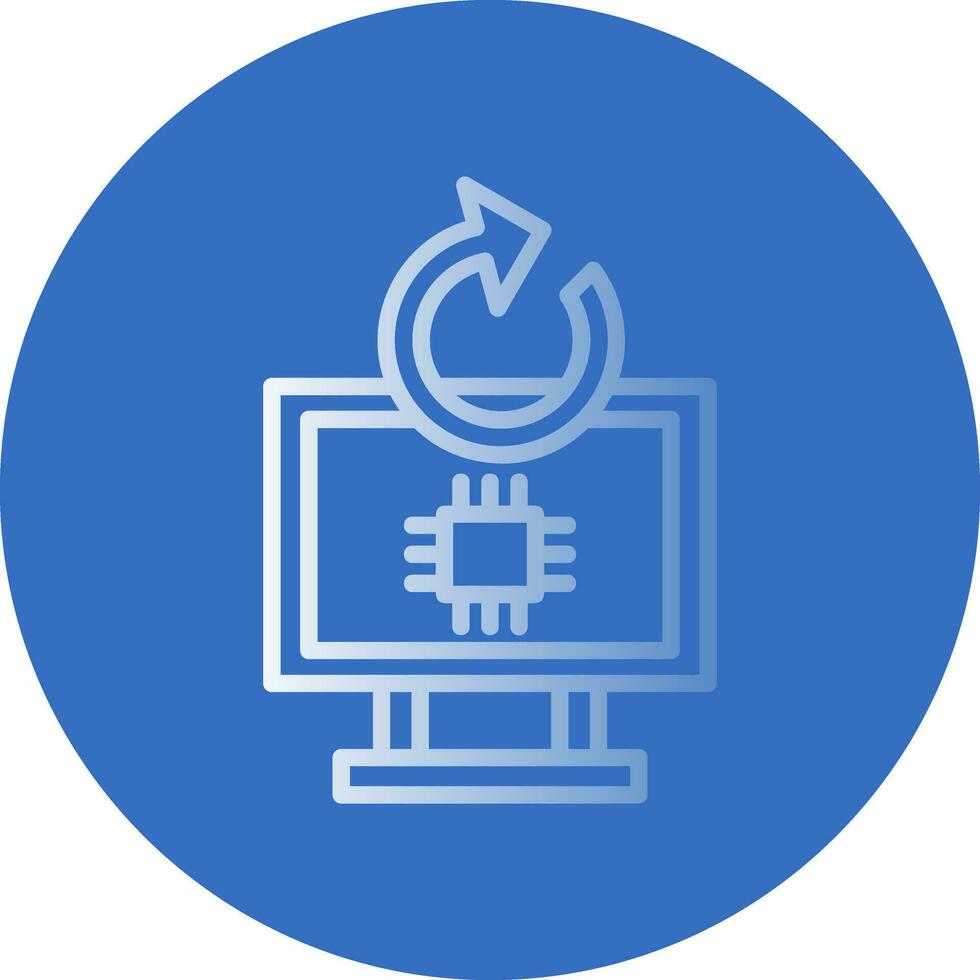Hardware Upgrade Vector Icon Design