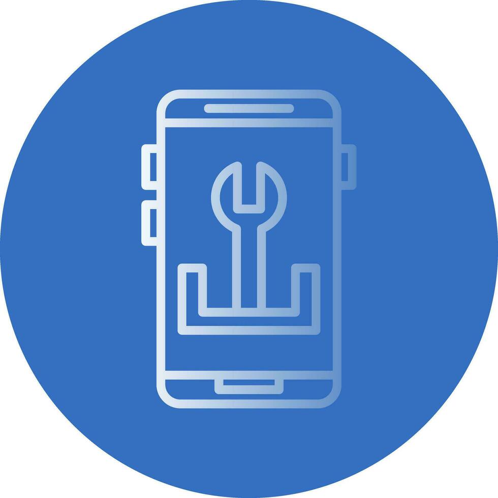 App Troubleshooting Vector Icon Design