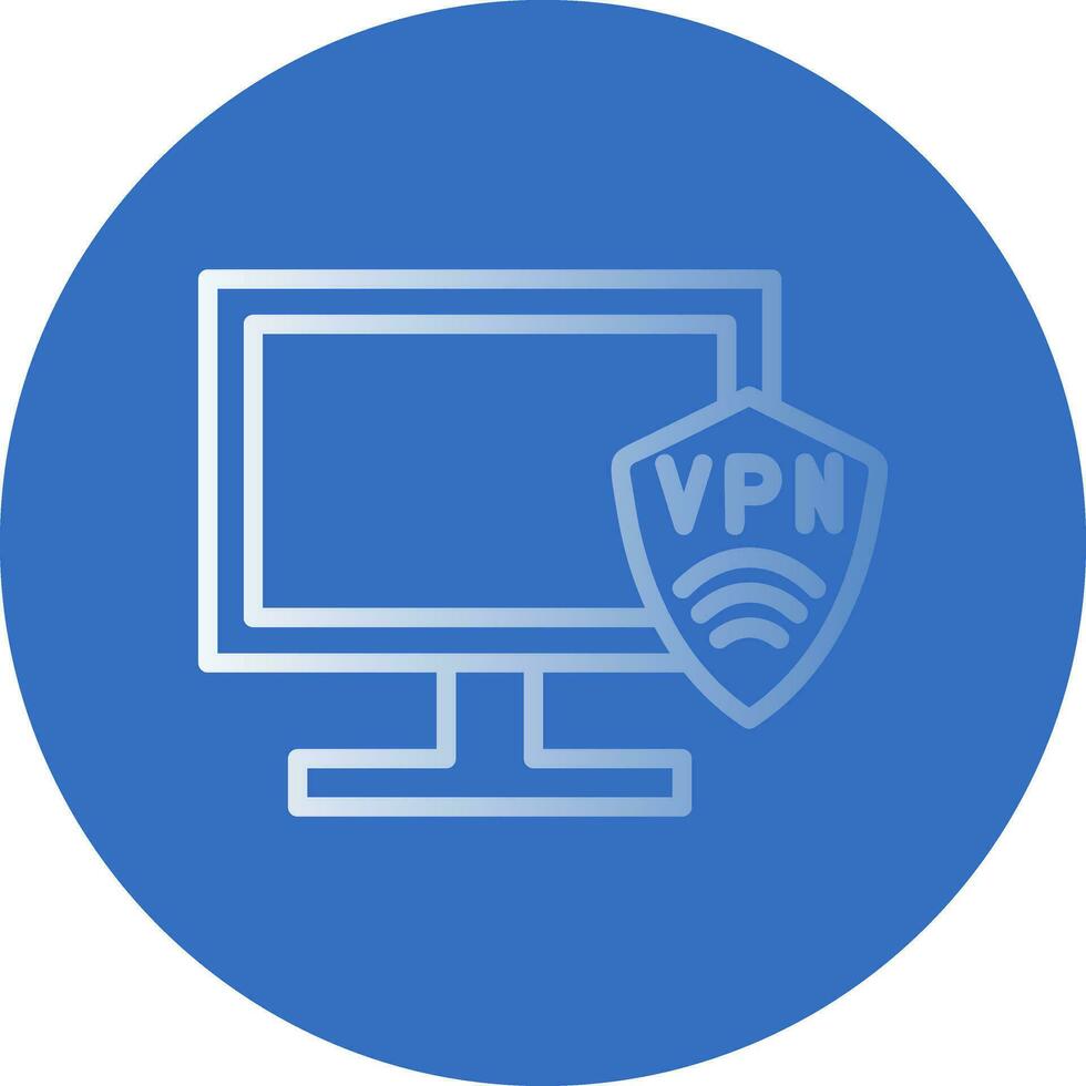 VPN Setup Vector Icon Design