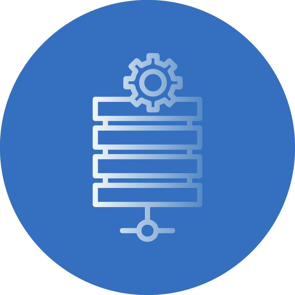 Server Maintenance Vector Icon Design