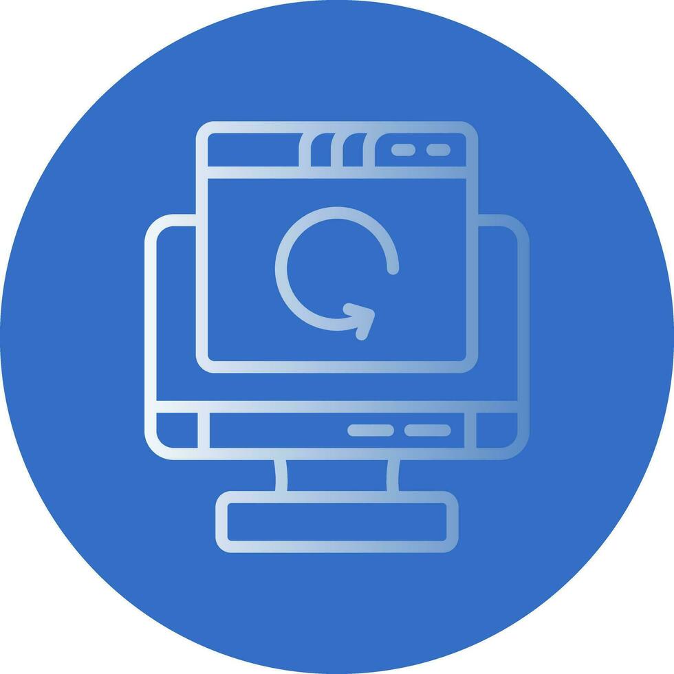 Landing Page Vector Icon Design