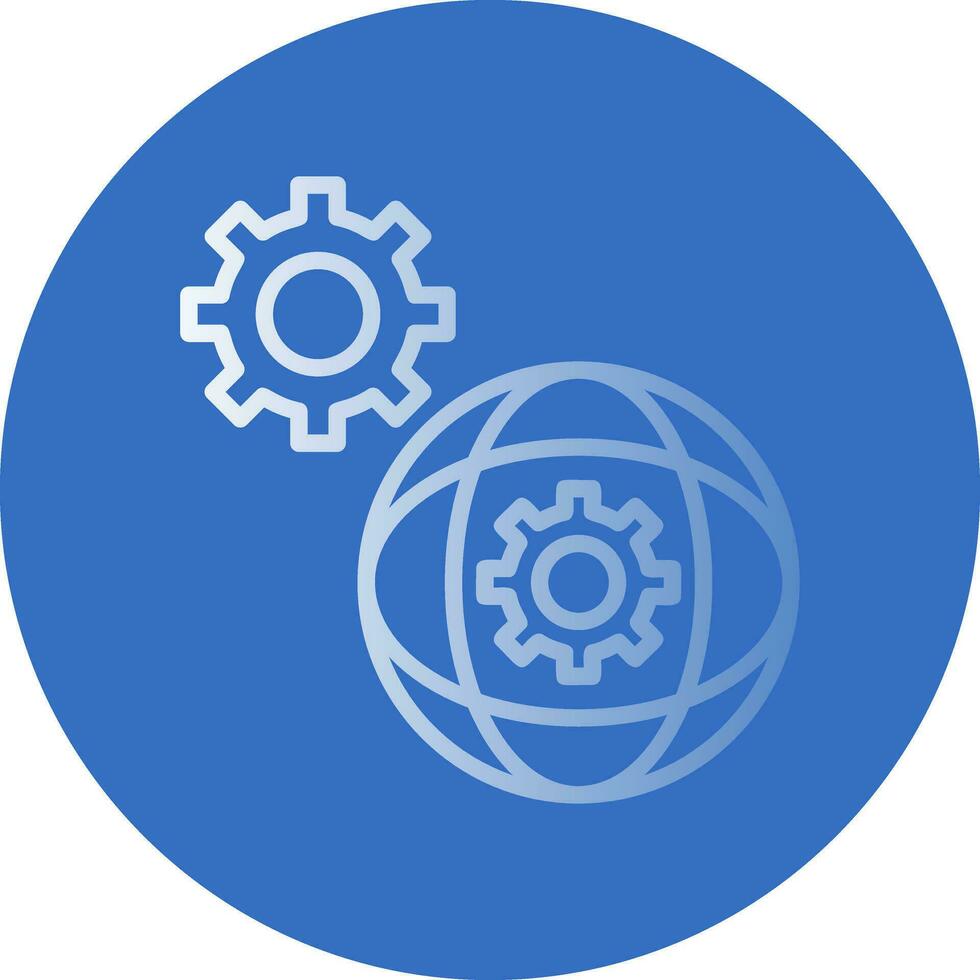 Network Settings Vector Icon Design