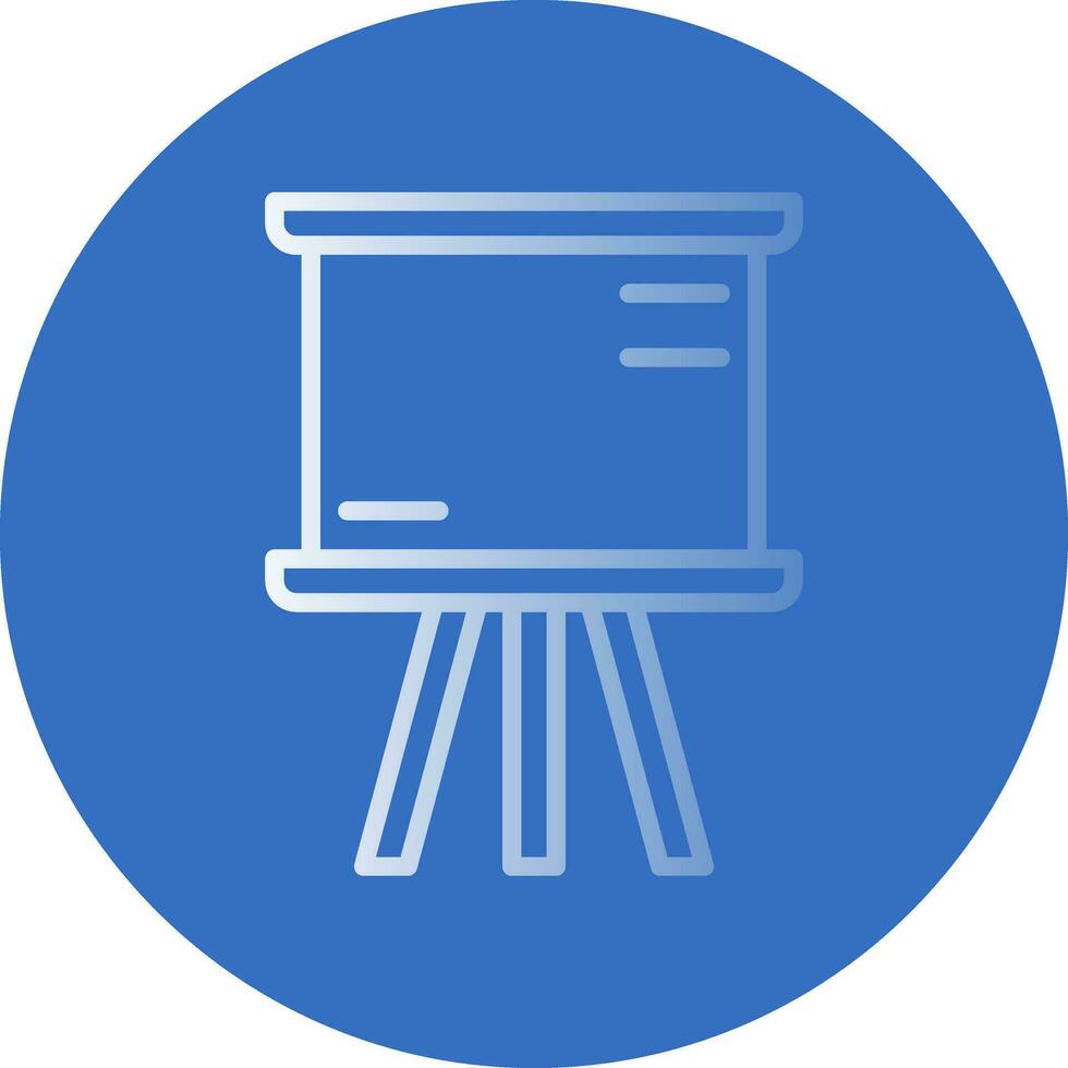 Whiteboard Vector Icon Design