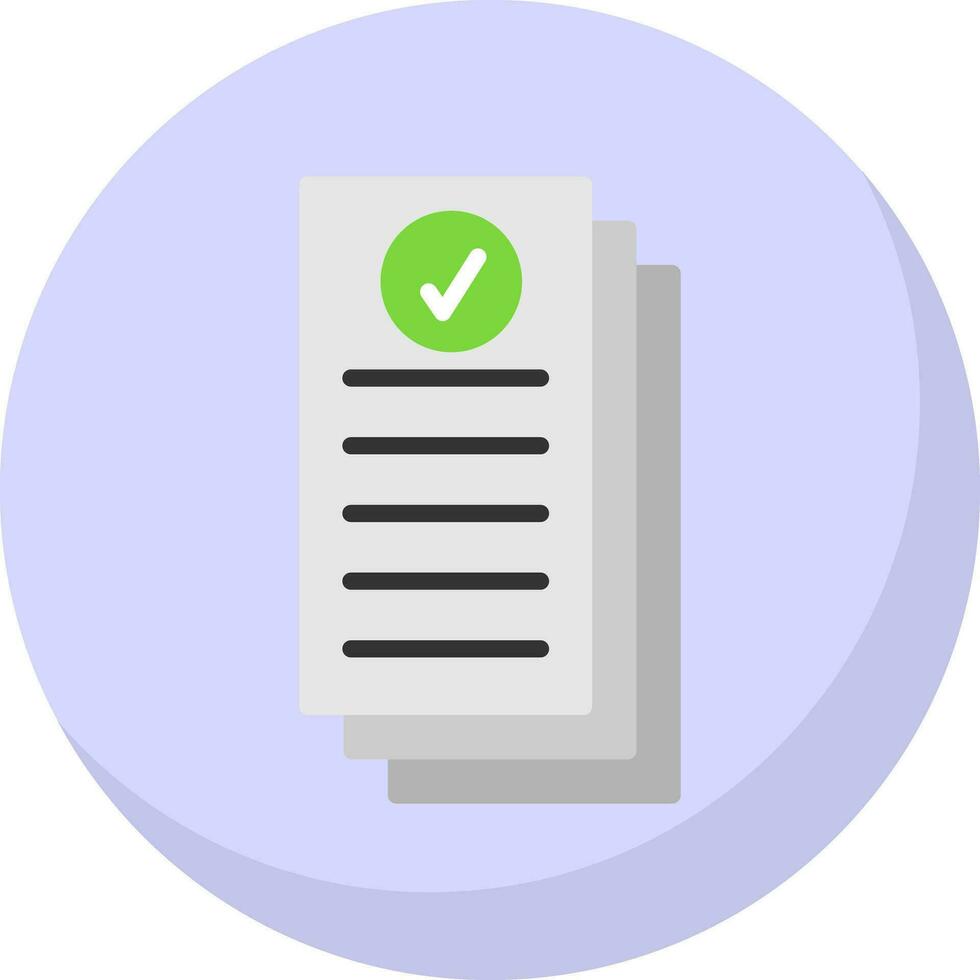 Checklist Vector Icon Design