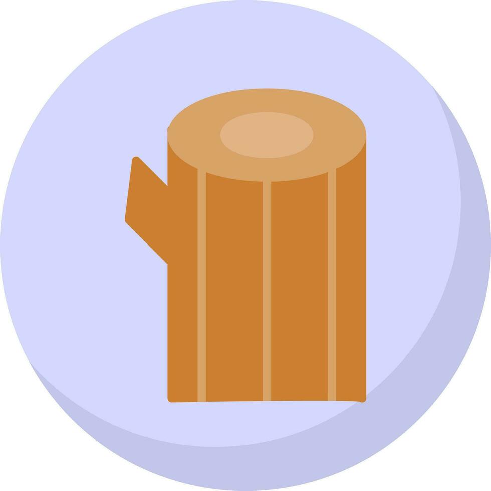 Log Vector Icon Design