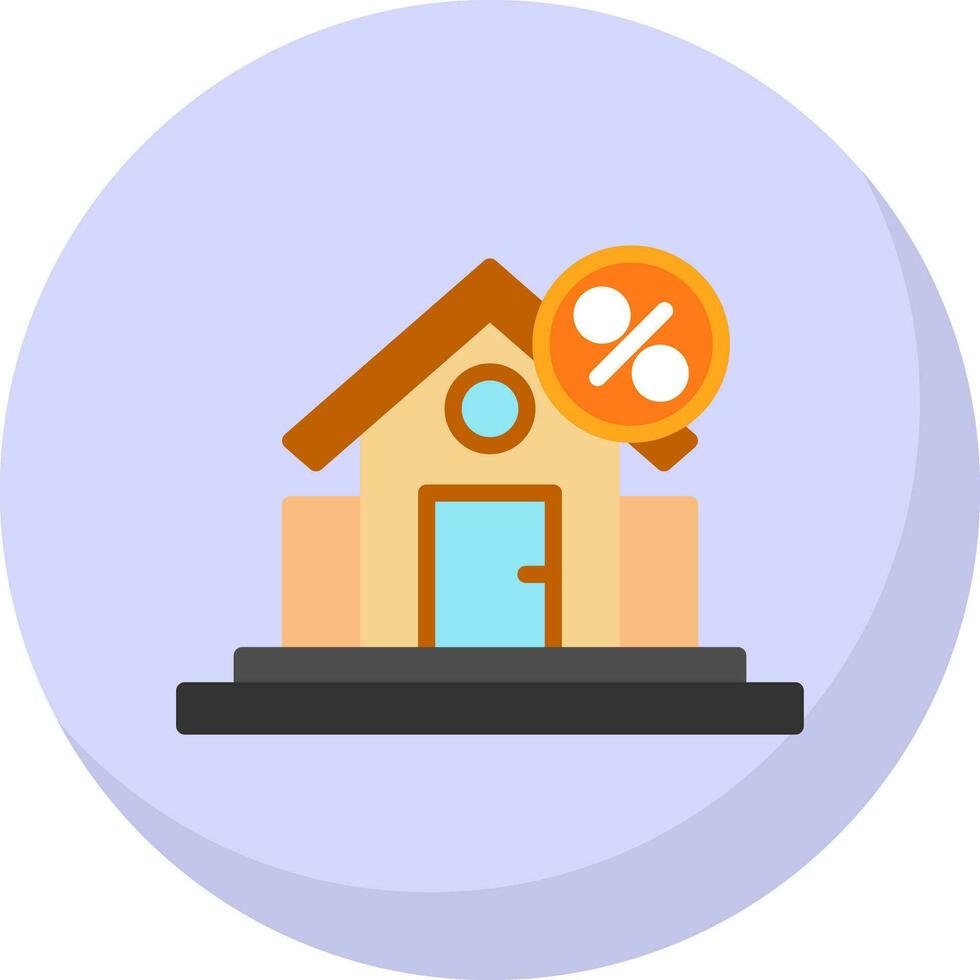 House discount Vector Icon Design