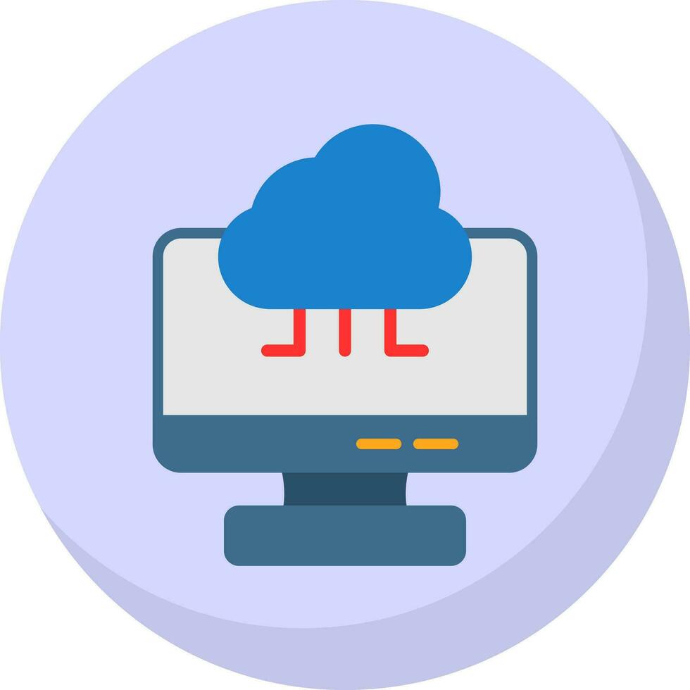 Cloud Computing Vector Icon Design
