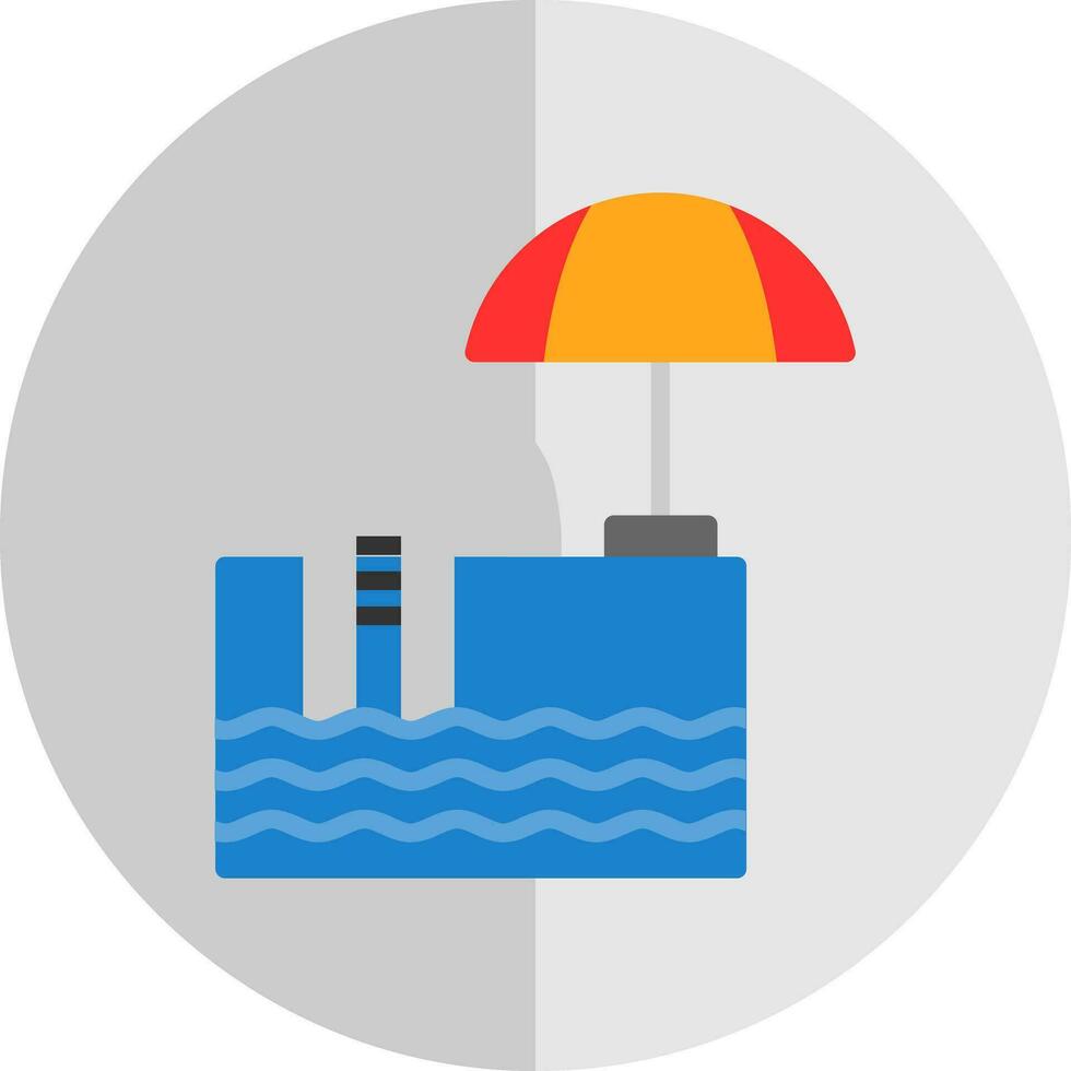 Swimming pool Vector Icon Design