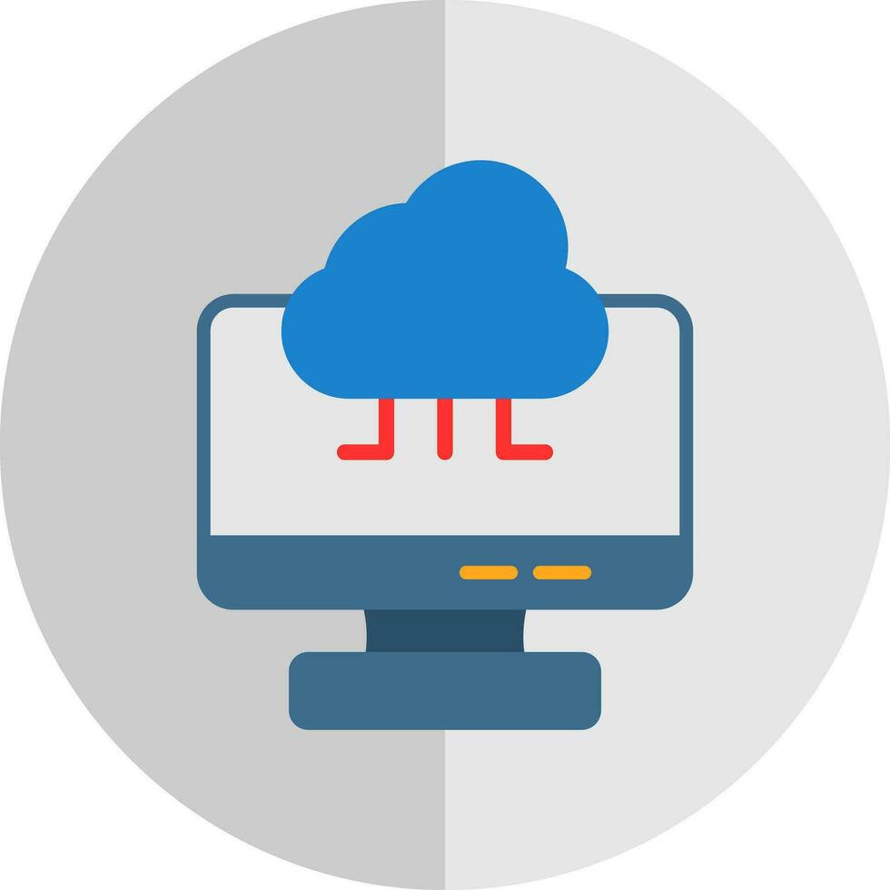 Cloud Computing Vector Icon Design