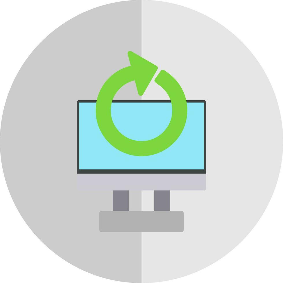 Data Recovery Vector Icon Design