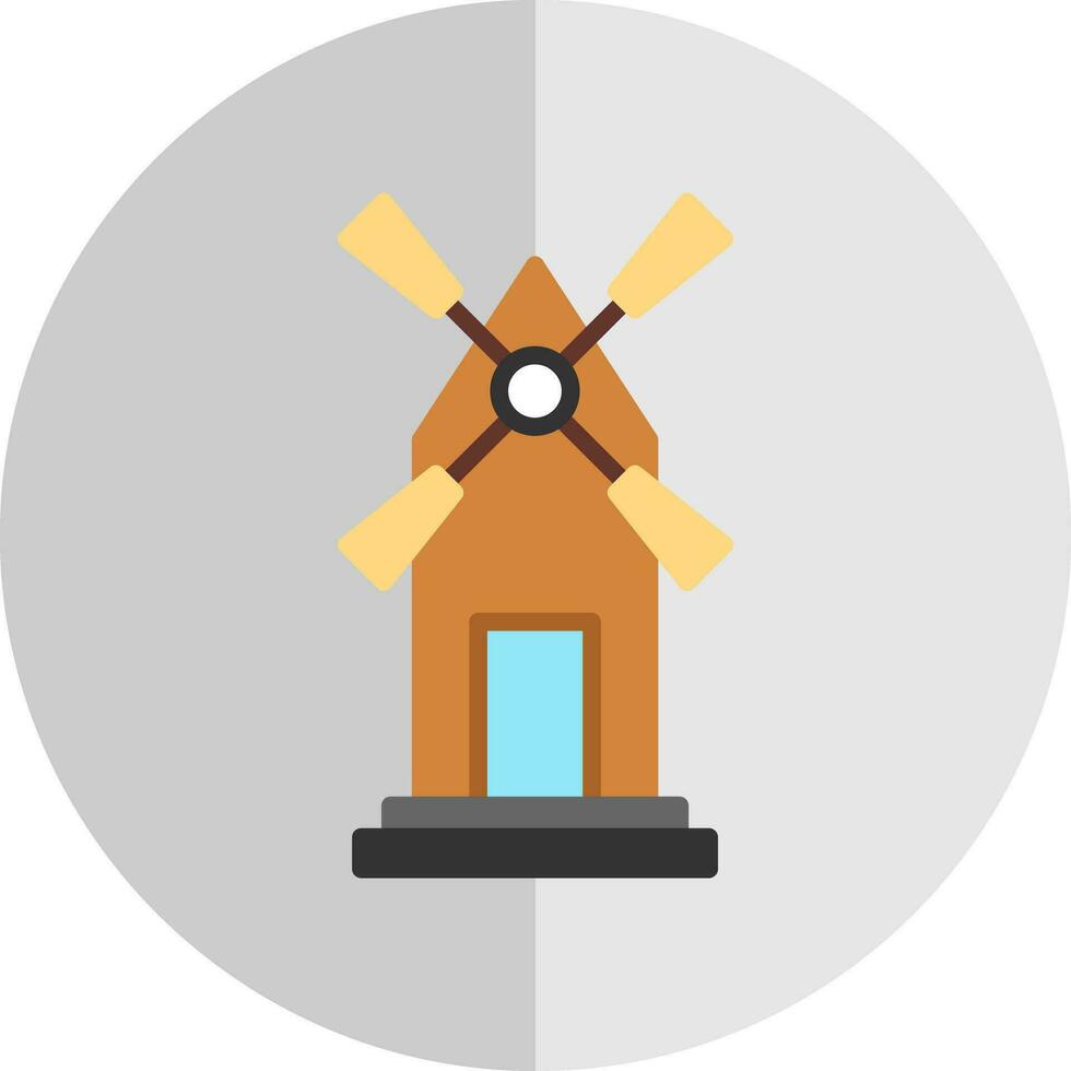 Windmill Vector Icon Design