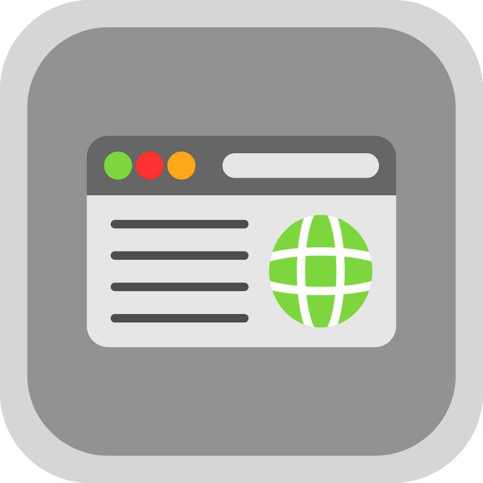 Website Vector Icon Design