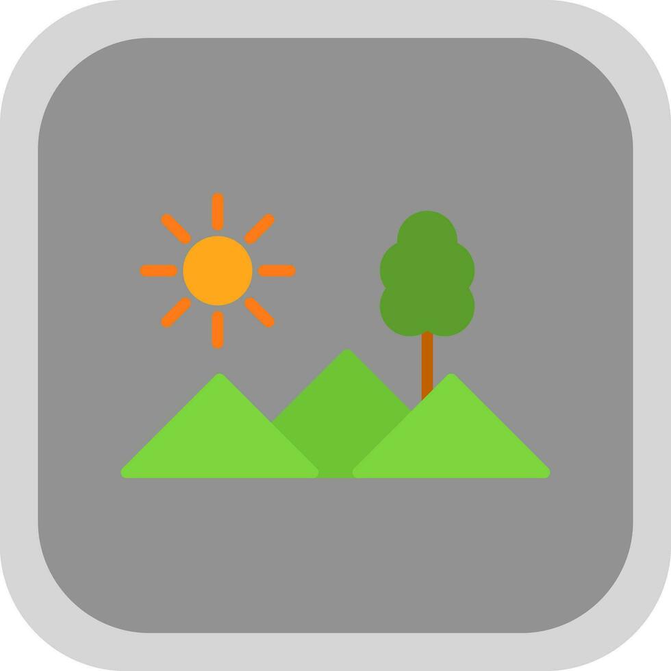 Mountains Vector Icon Design