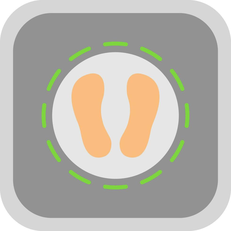 Shoe print Vector Icon Design