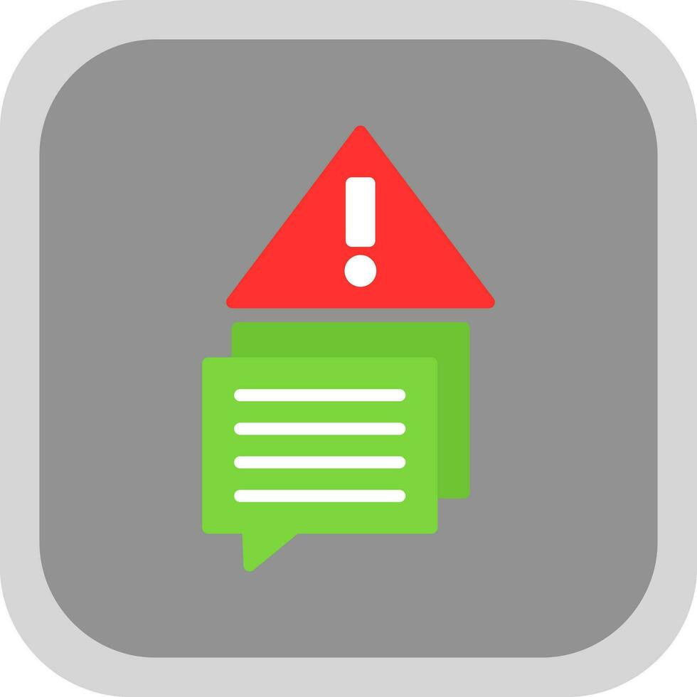 error mensaje vector icono diseño