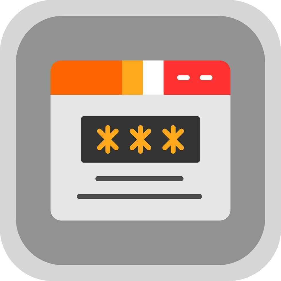 Password Vector Icon Design