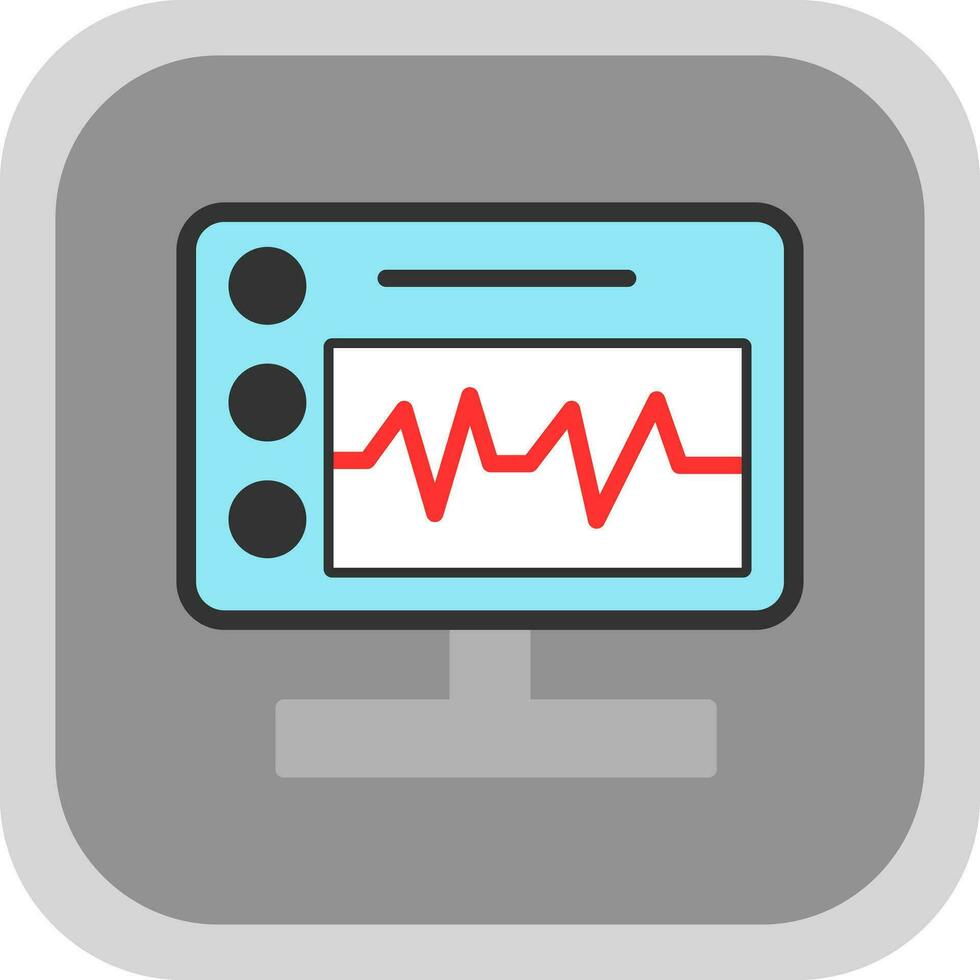 Device Monitoring Vector Icon Design