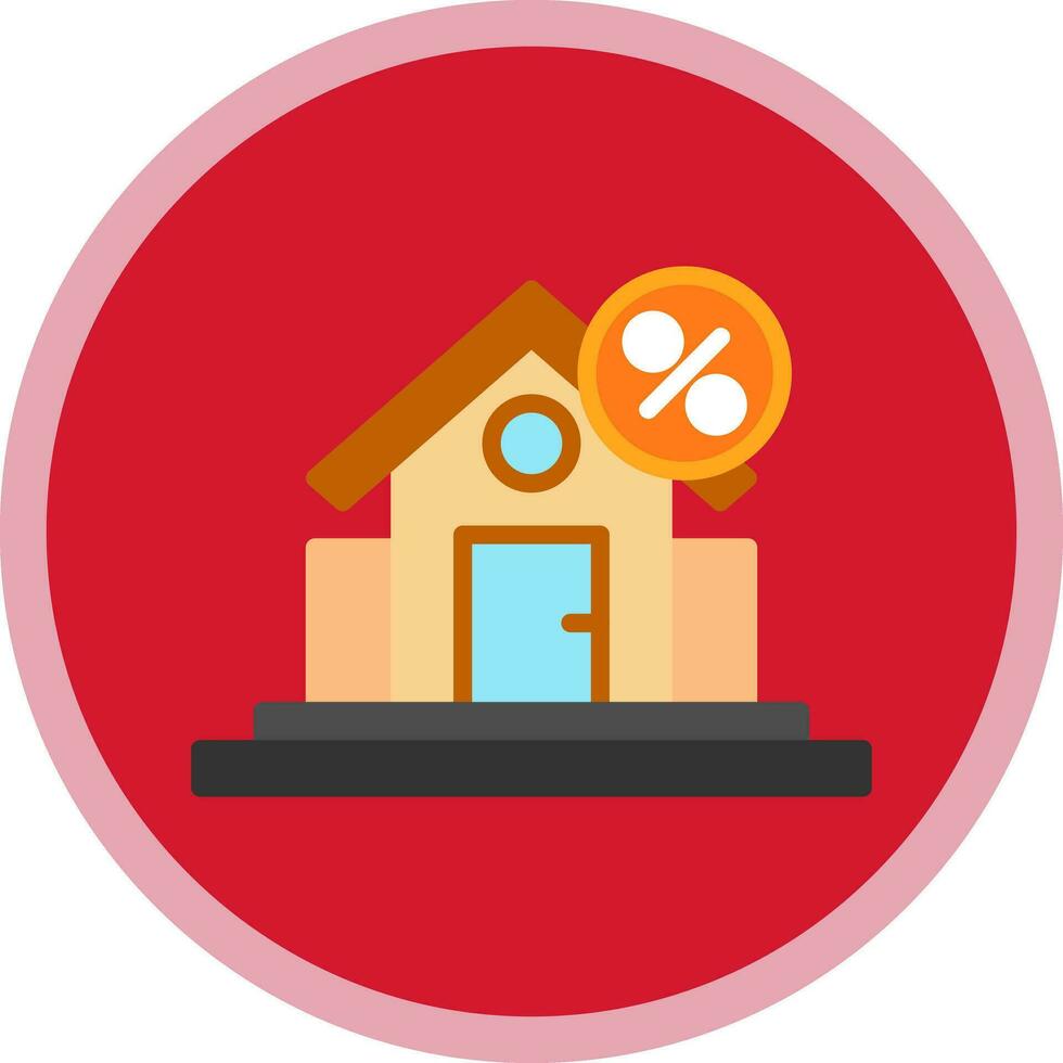 House discount Vector Icon Design