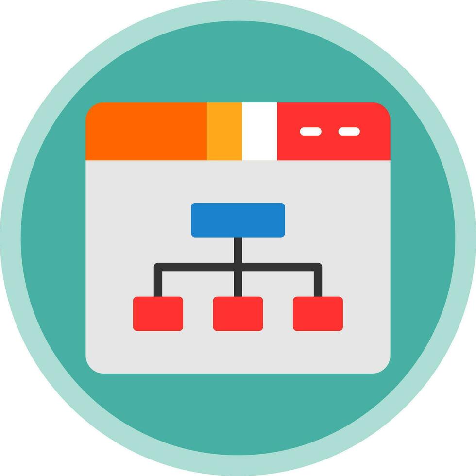 Sitemap Vector Icon Design