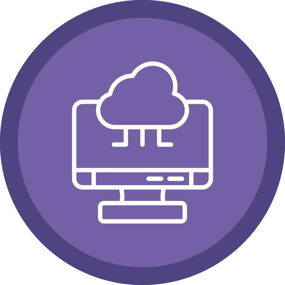 Cloud Computing Vector Icon Design