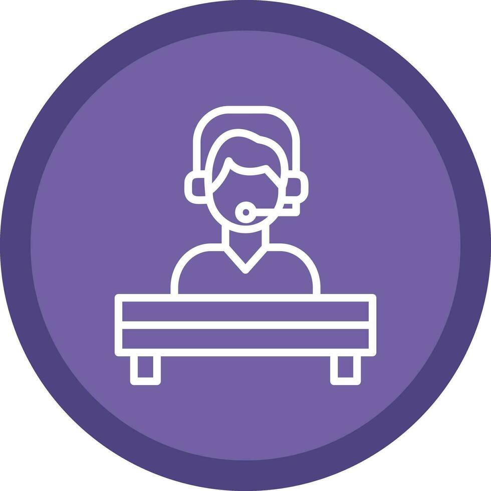 Help Desk Vector Icon Design