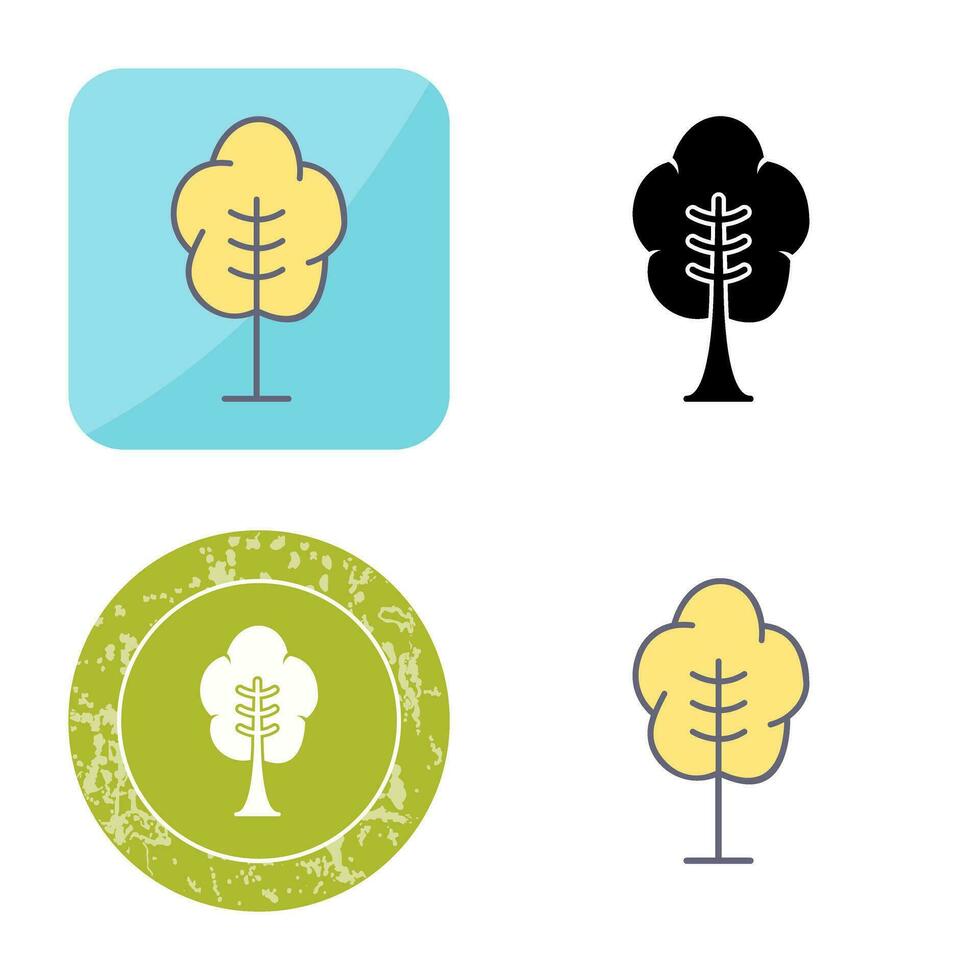 icono de vector de árbol