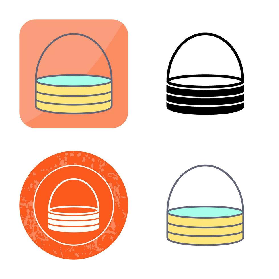 Unique Basket Vector Icon