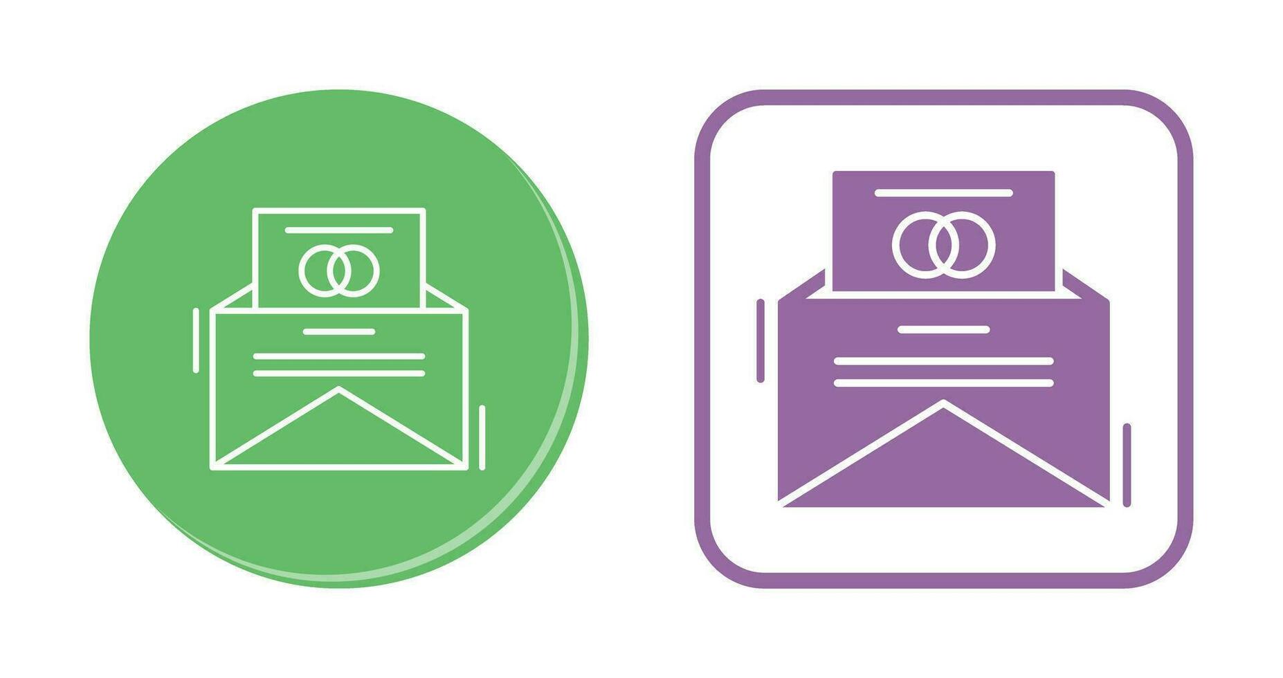 Invitation Card Vector Icon