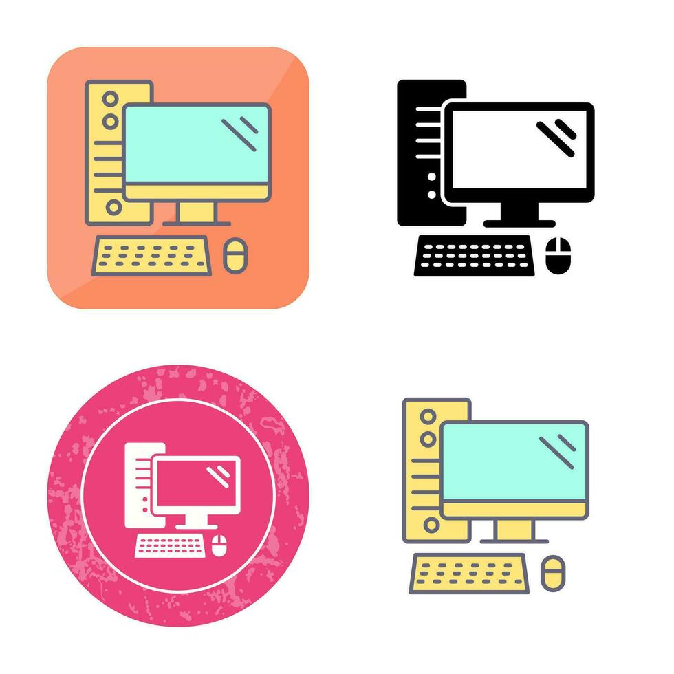 Computer Vector Icon