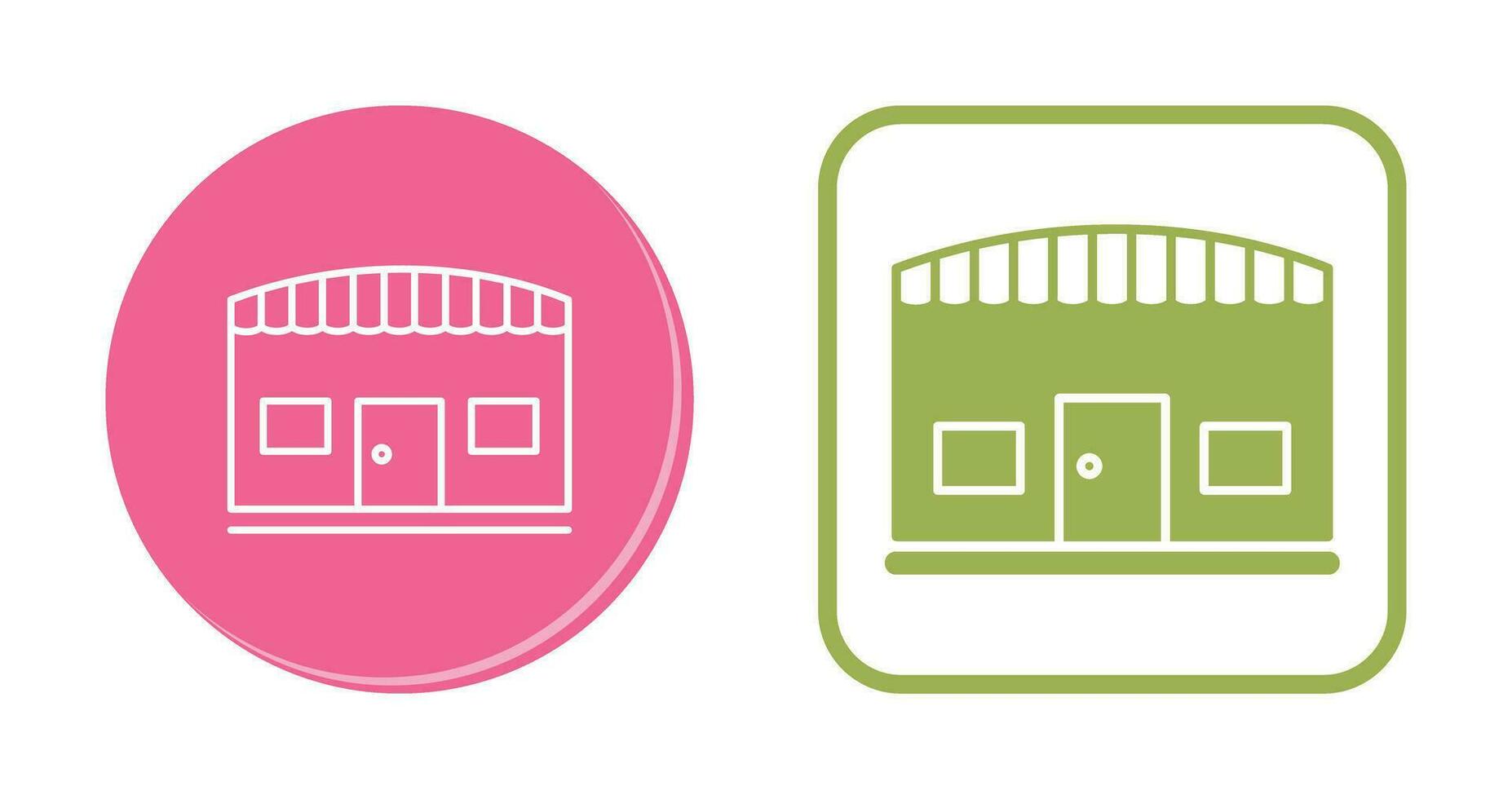 Unique Store Vector Icon