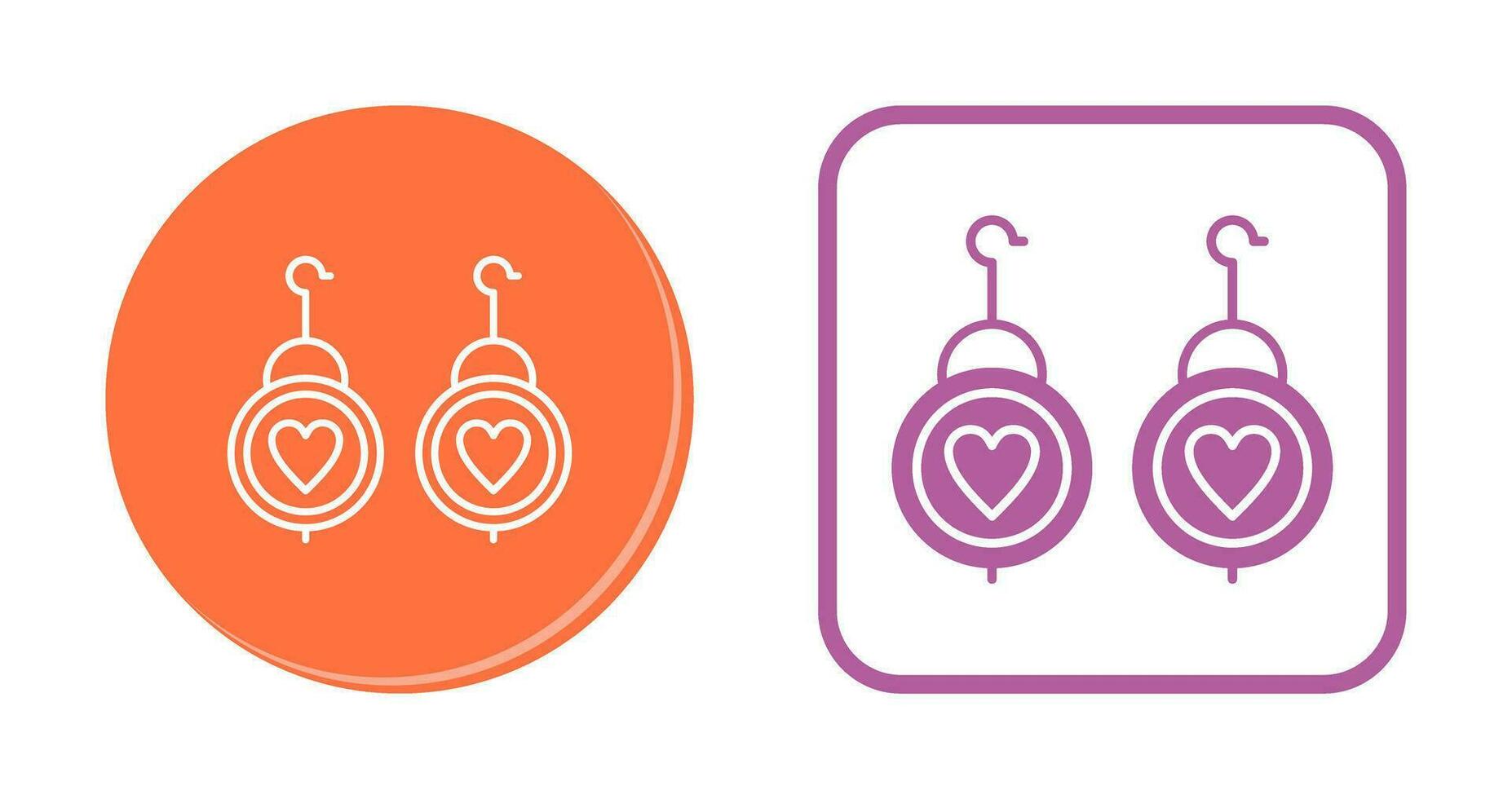 Earrings Vector Icon