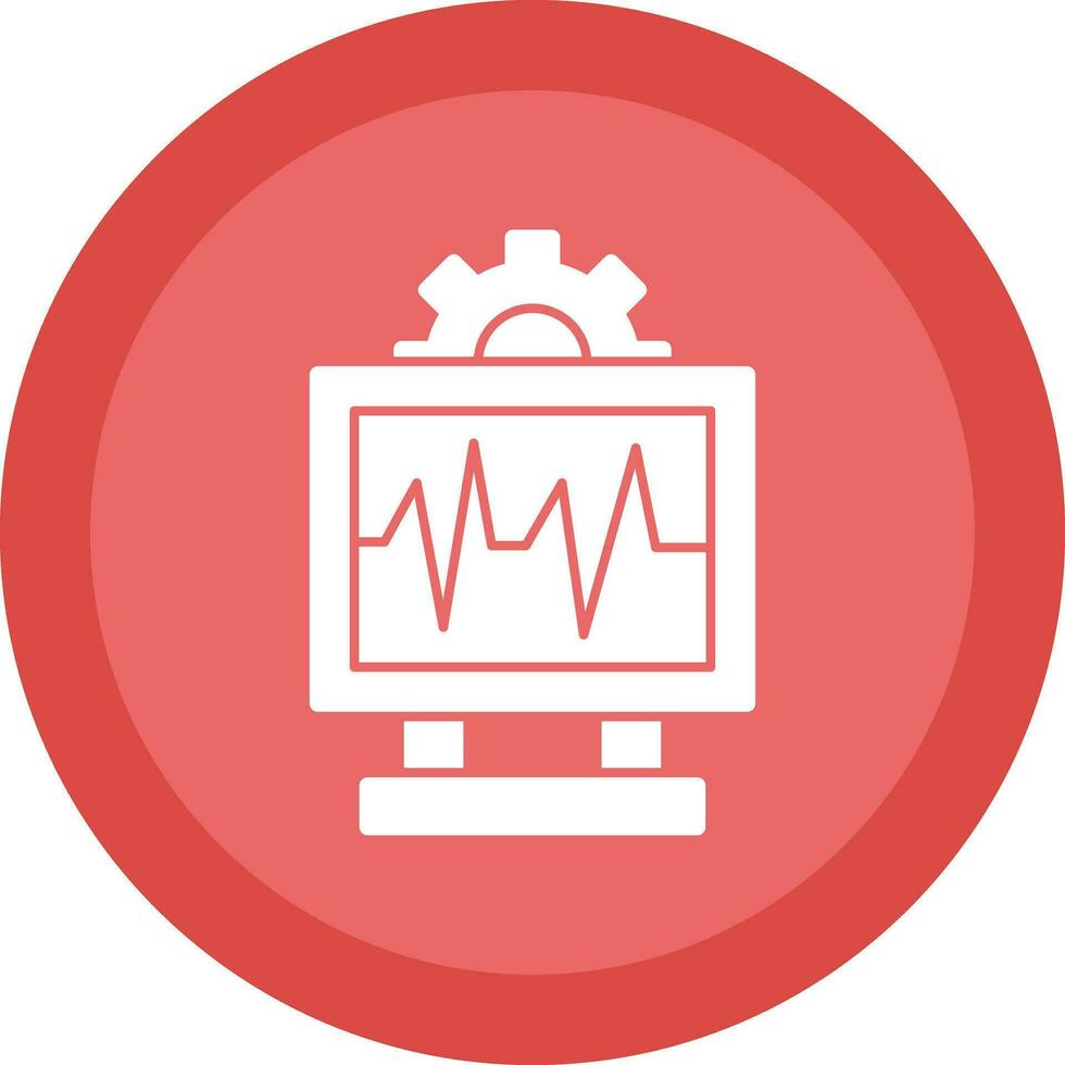 System Monitoring Vector Icon Design