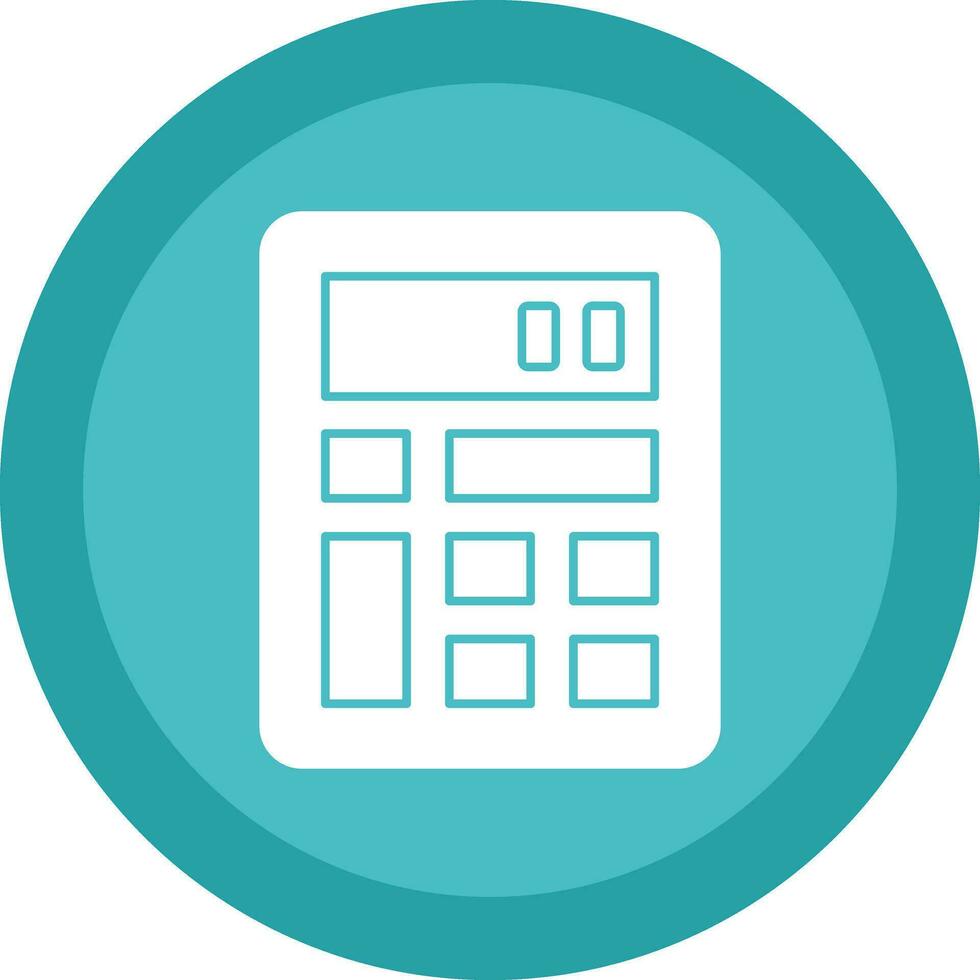 Calculation Vector Icon Design
