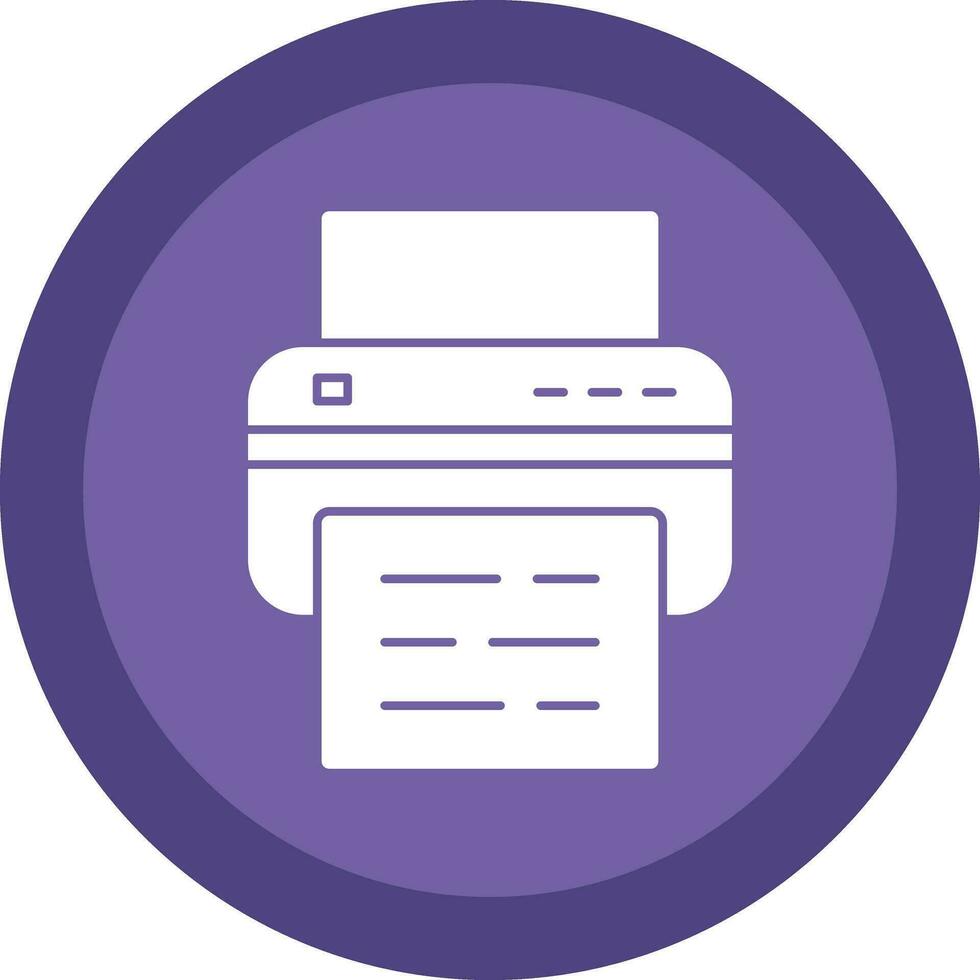 Printer Vector Icon Design