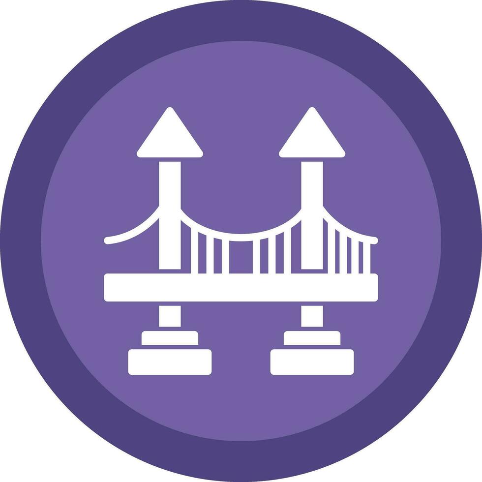 diseño de icono de vector de puente