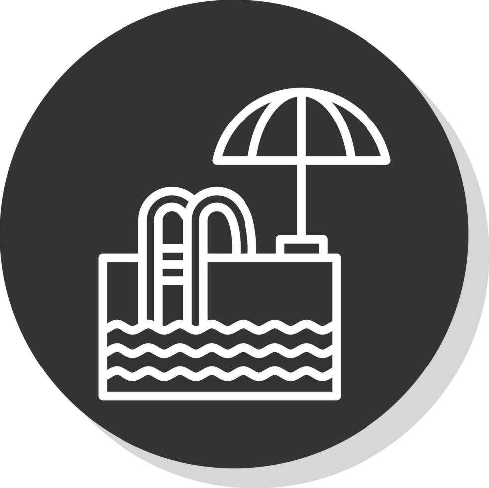 Swimming pool Vector Icon Design