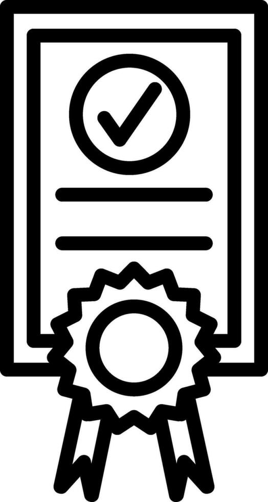 Certficate Vector Icon Design