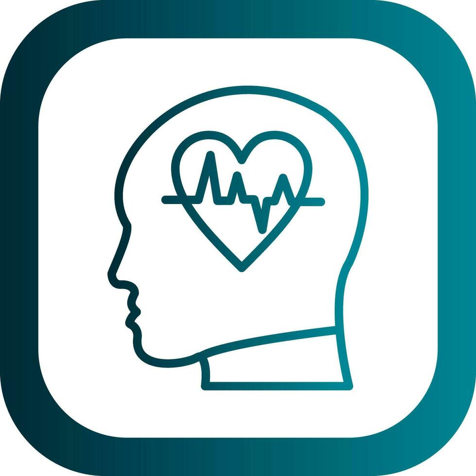 diseño de icono de vector de salud mental