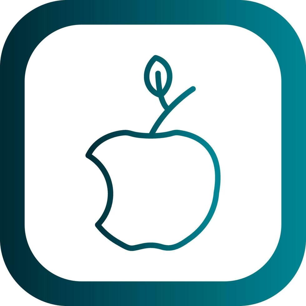 diseño de icono de vector de manzana