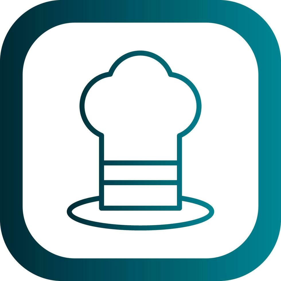 diseño de icono de vector de sombrero de chef