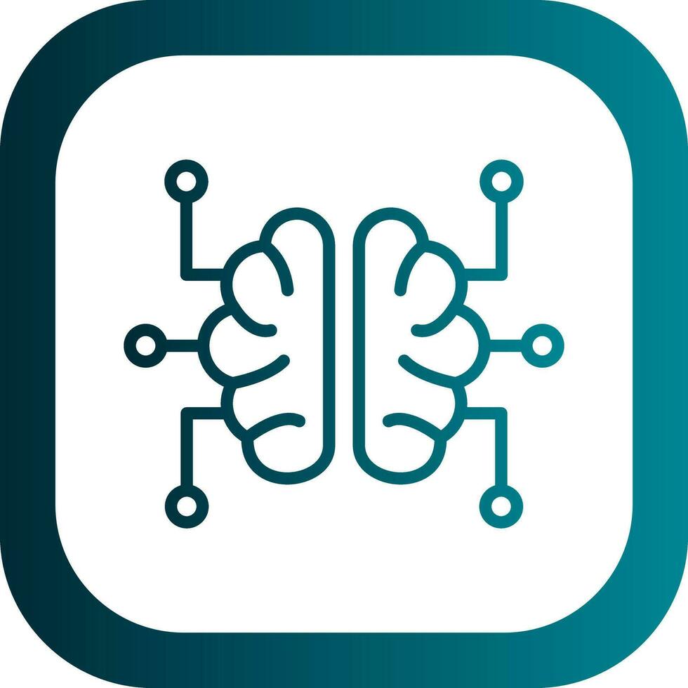 Brain Vector Icon Design